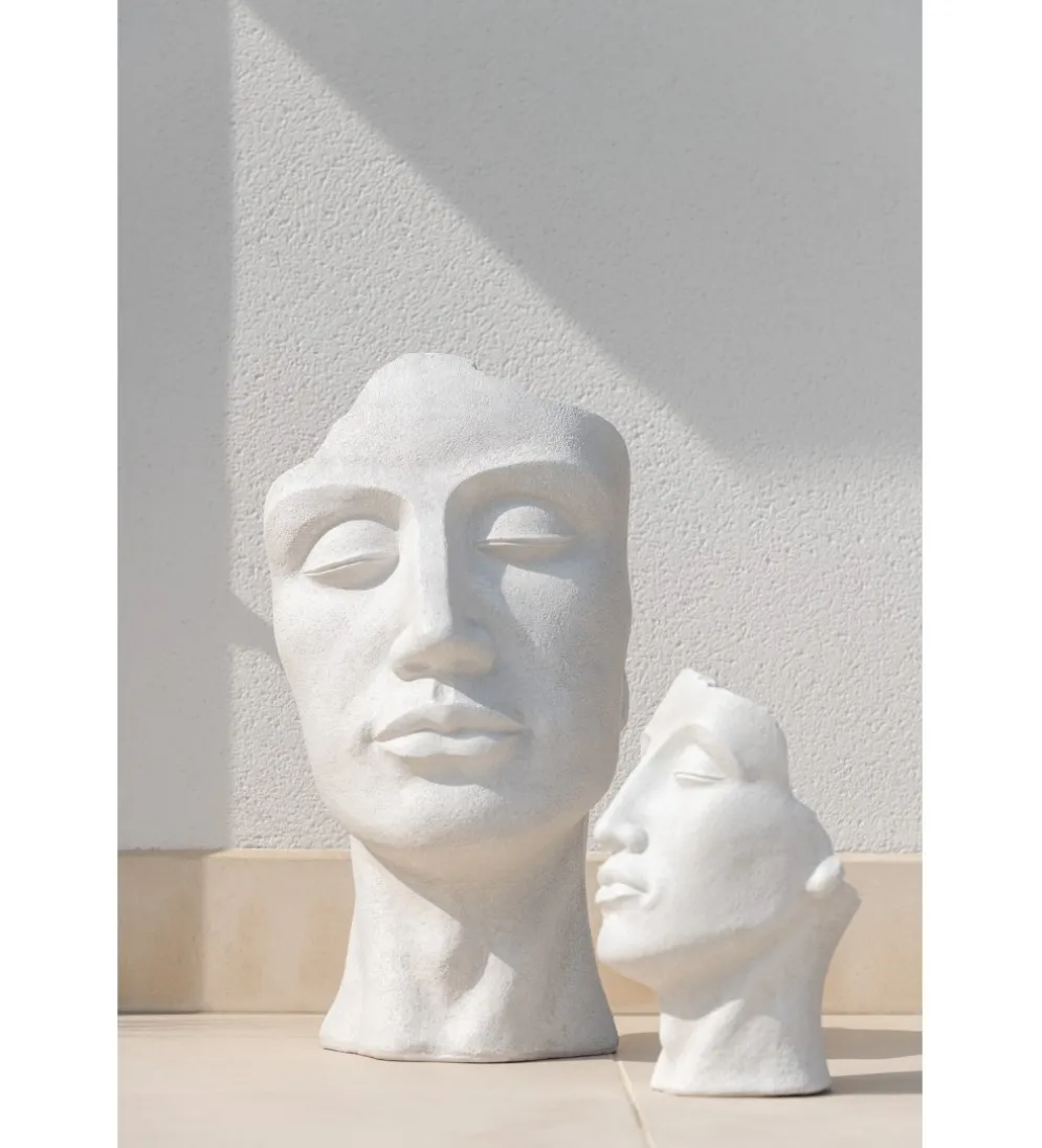Donica DAVID CLAY 38 cm biała
