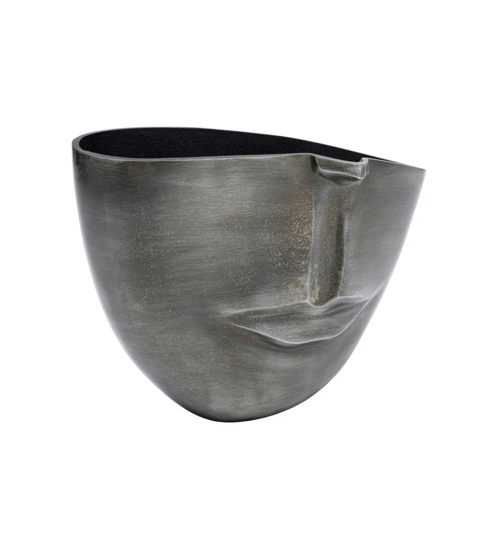 Doniczka Half face 31 cm antracytowy