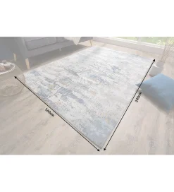 Dywan Abstract 240 cm x 160 cm niebieski