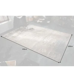 Dywan ARTIST II 350 Cm X 240 Cm szaro-beżowy