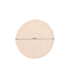 Dywan PURE NATURE 120 cm naturalny okrągły z juty