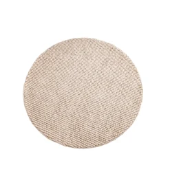 Dywan WOOL 150cm okrągły beżowy