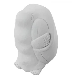 Figurka ABSTRACT 20 cm ceramika biała
