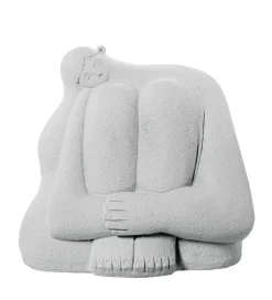Figurka ABSTRACT 18 cm ceramika biała