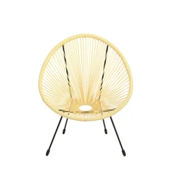 Fotel ACAPULCO 85 cm jasnożółty