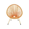 Fotel ACAPULCO 85 cm mono pomarańczowy