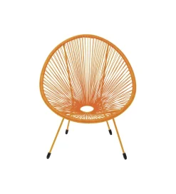 Fotel ACAPULCO 85 cm mono pomarańczowy