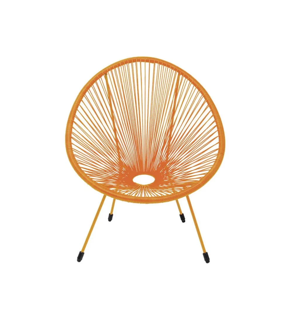 Fotel ACAPULCO 85 cm mono pomarańczowy