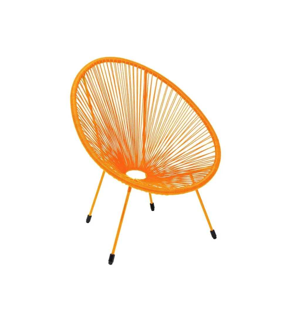 Fotel ACAPULCO 85 cm mono pomarańczowy