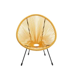 Fotel ACAPULCO 85 cm żółty