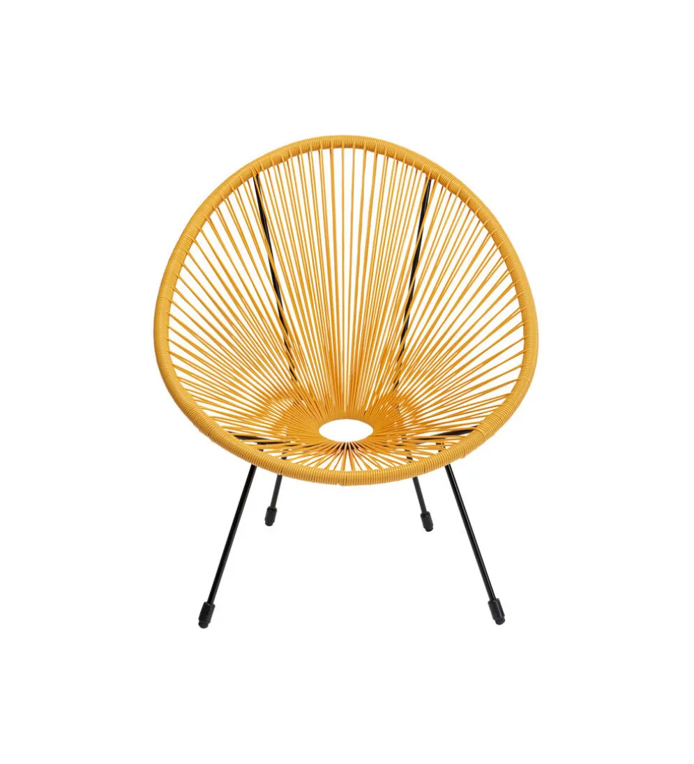 Fotel ACAPULCO 85 cm żółty
