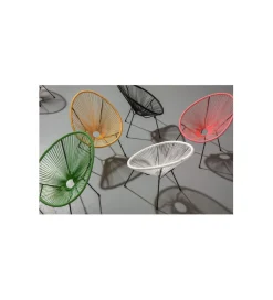 Fotel ACAPULCO 85 cm żółty