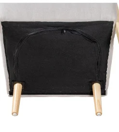 Fotel ARMESY 82 cm beżowy naturalny
