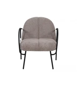 Fotel BADRU RIZO 67 cm szary
