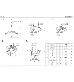 Fotel biurowy STILO 2 szary