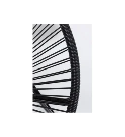 Fotel bujany ACAPULCO mono czarny