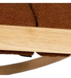 Fotel bujany AKKO 72 cm drewno kauczuk