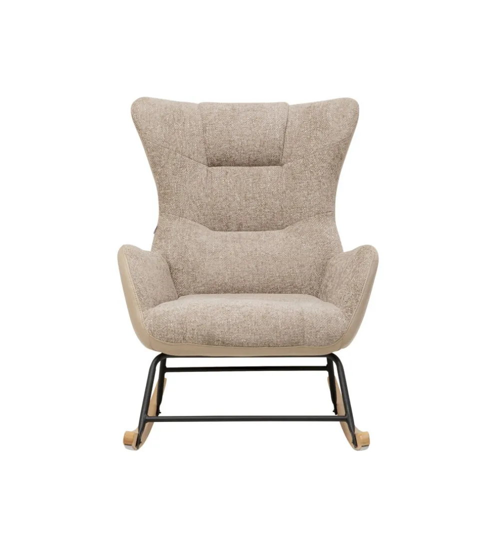 Fotel bujany ROMEO 99 cm beżowy