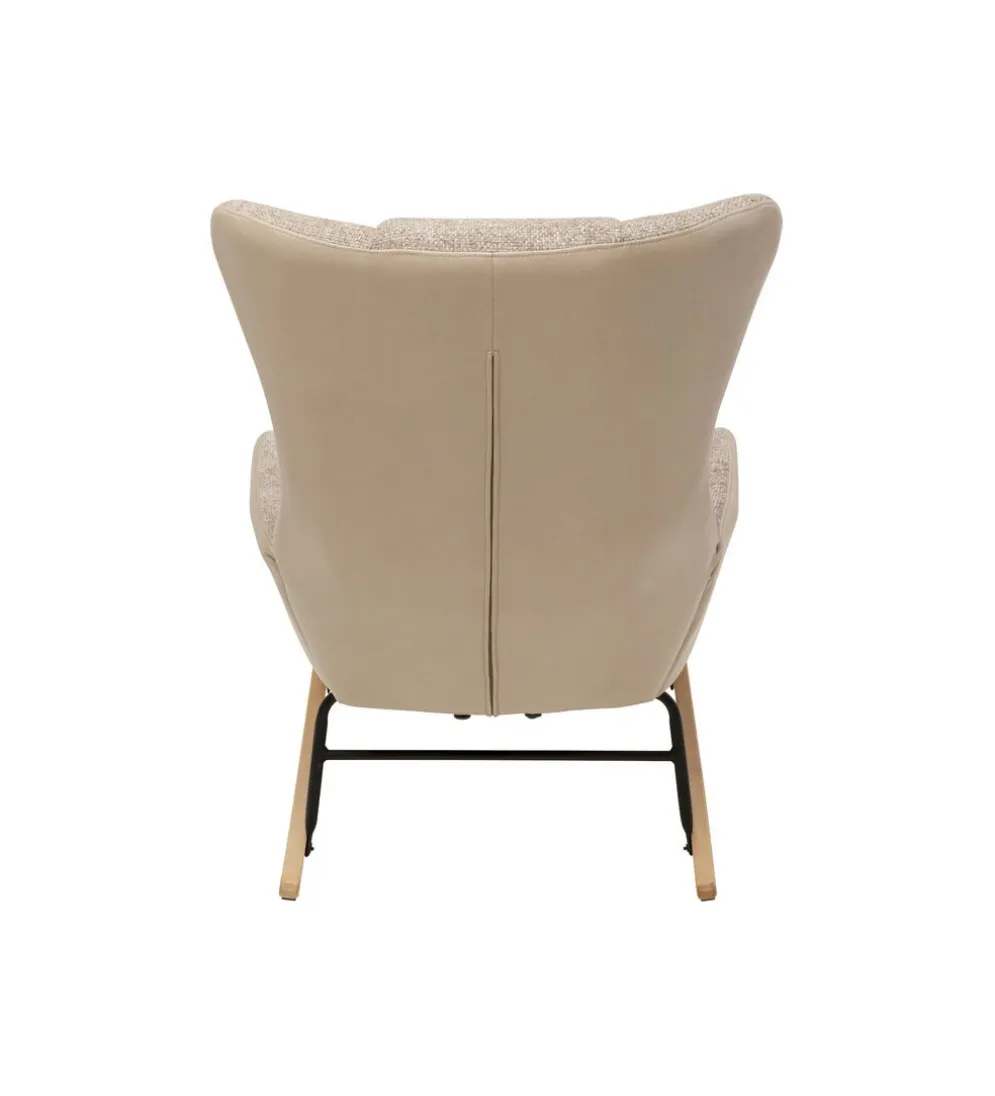 Fotel bujany ROMEO 99 cm beżowy
