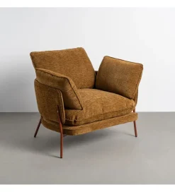 Fotel DEREKU 95 cm jasnobrązowy
