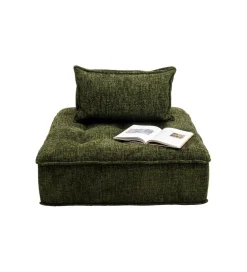 Fotel ELEMENT PORTOFINO 106 cm ciemnozielony