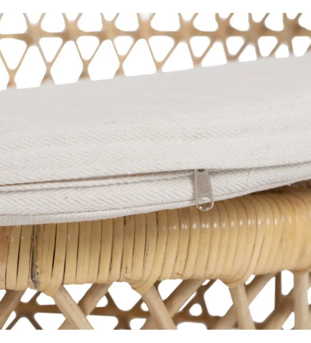 Fotel ENSO 84 cm ratan naturalny
