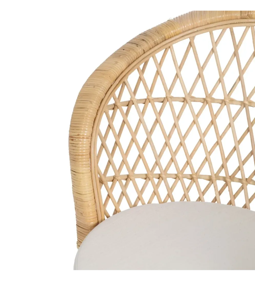Fotel ENSO 84 cm ratan naturalny
