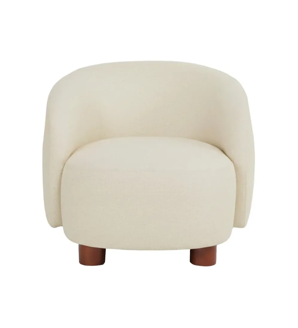 Fotel ESTAMPADO 62 cm kremowy