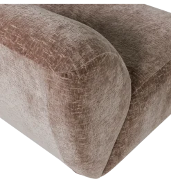 Fotel NOMU velvet jasno brązowy
