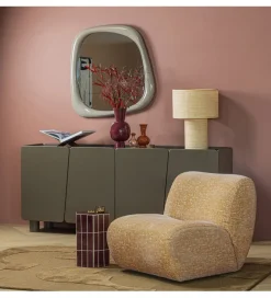 Fotel NOMU velvet żółty
