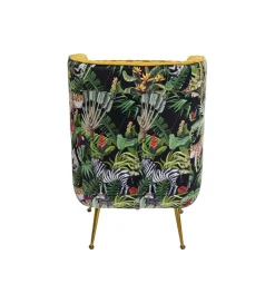 Fotel NONNA JUNGLE 103 cm welur