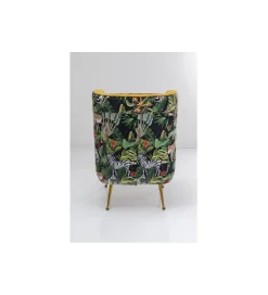 Fotel NONNA JUNGLE 103 cm welur