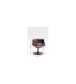Fotel obrotowy CLUB WALNUT
