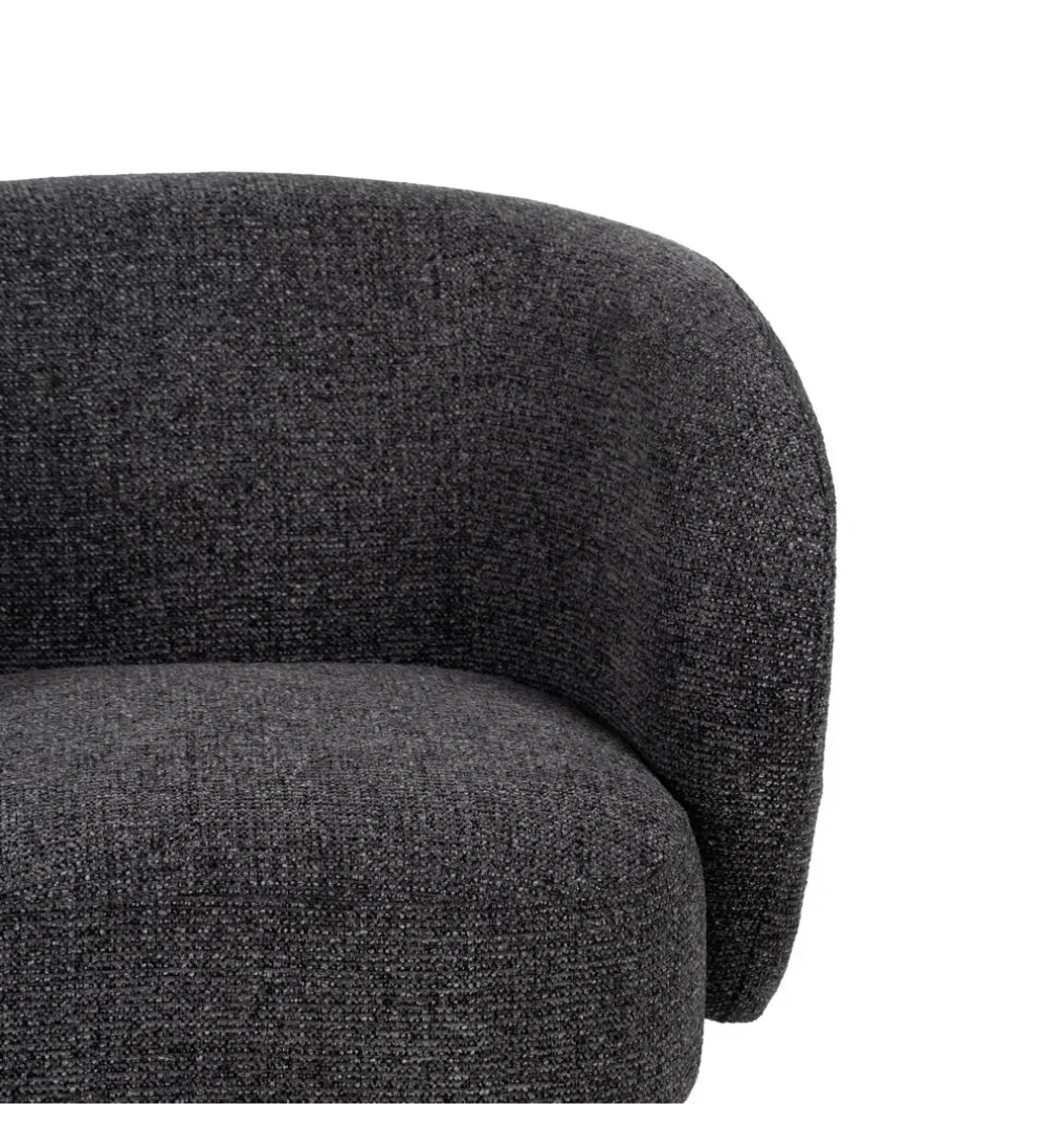 Fotel obrotowy GIRATORIO 77 cm czarny