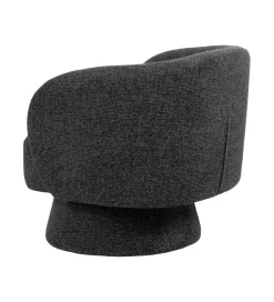 Fotel obrotowy GIRATORIO 77 cm czarny