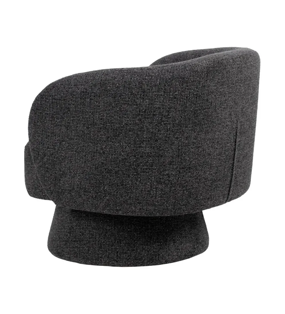 Fotel obrotowy GIRATORIO 77 cm czarny