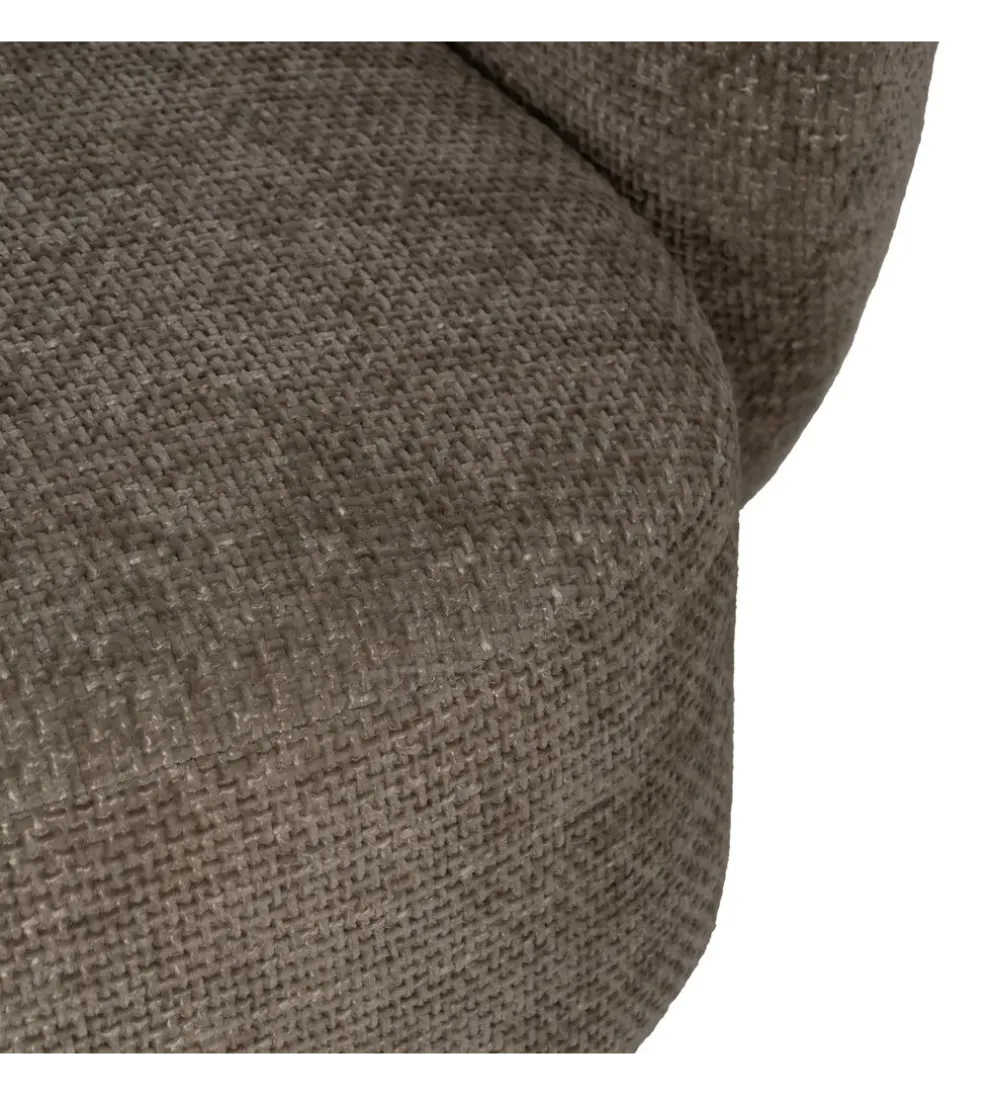 Fotel obrotowy GIRATORIO 77 cm taupe beżowy