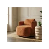 Fotel obrotowy GIRATORIO 66 cm terrakota