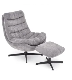 Fotel obrotowy OLYMPIC 94 cm szary