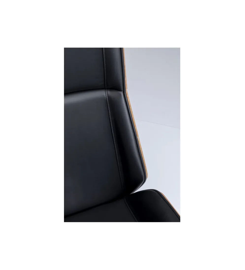 Fotel obrotowy ROUVEN 120 cm czarny