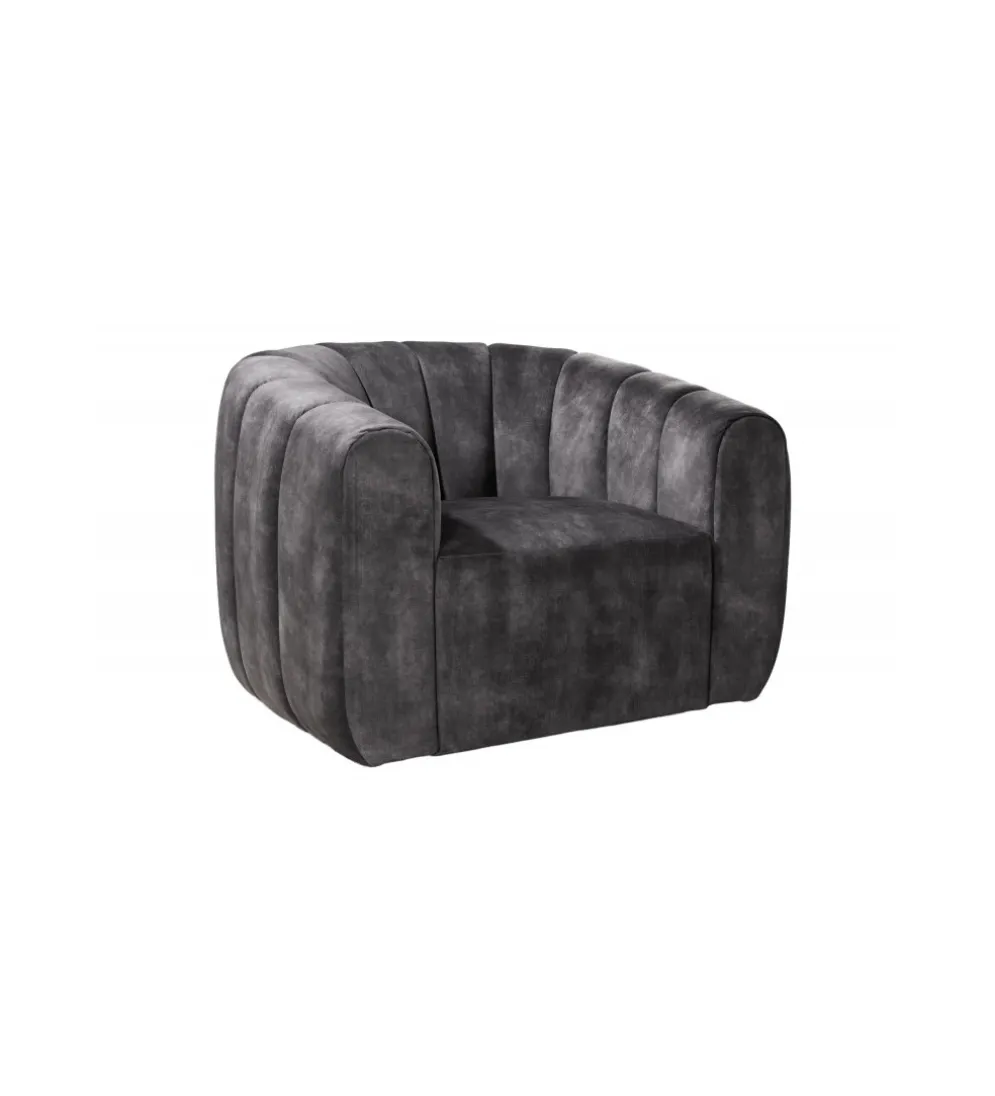 Fotel obrotowy 360 stopni LINO 103 cm ciemnoszary