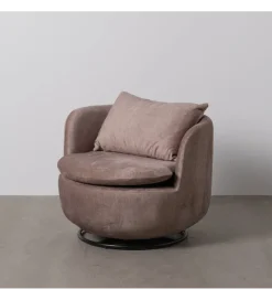 Fotel obrotowy SUMUTN 84 cm taupe