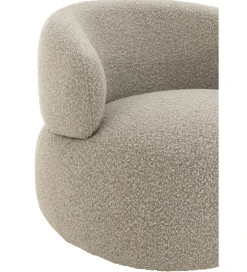 Fotel obrotowy Swivel II Bouclé  82 cm taupe