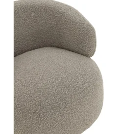 Fotel obrotowy Swivel II Bouclé  82 cm taupe