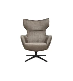 Fotel obrotowy VOGUE welwet taupe