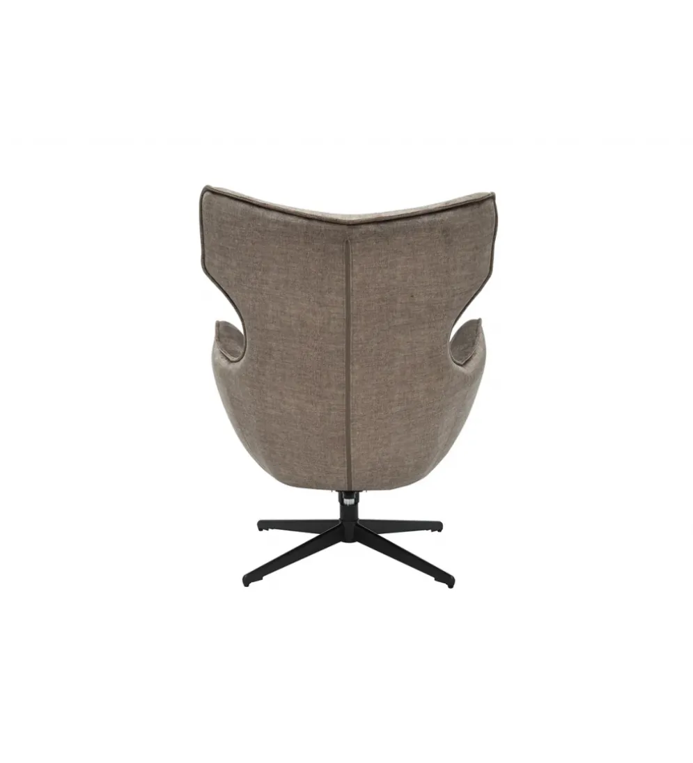 Fotel obrotowy VOGUE welwet taupe