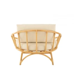 Fotel ogrodowy KILA 98 cm naturalny