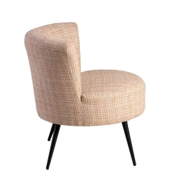 Fotel OSOI 71 cm tapicerowany marmurkowy