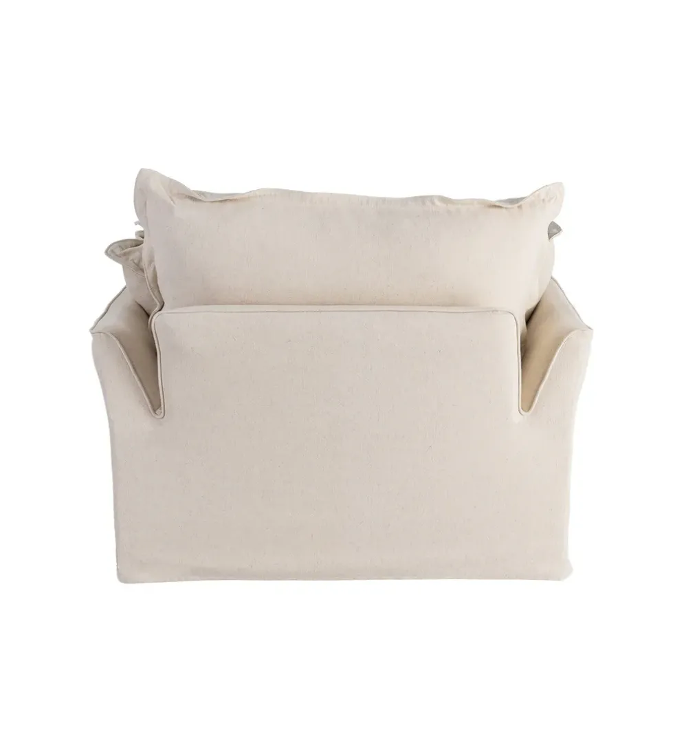 Fotel PLAZESO 115 cm beżowy