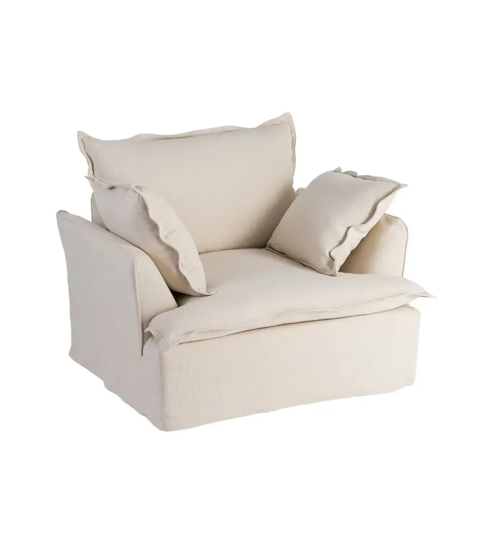 Fotel PLAZESO 115 cm beżowy